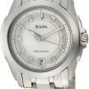 Bulova Precisionist Longwood Diamond 96P115 Womens Watch