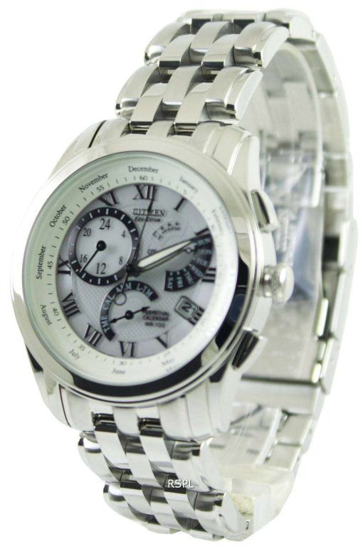 Citizen Eco-Drive Chronograph Perpetual Calendar BL8000-54A BL8000-54 Watch