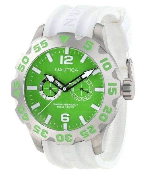 Nautica BFD 100 Green Dial N16617G Mens Watch