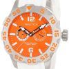 Nautica BFD 100 Orange Dial N16618G Mens Watch