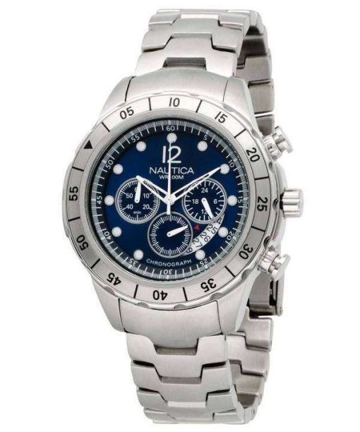 Nautica Chronograph Blue Dial N19531G Mens Watch