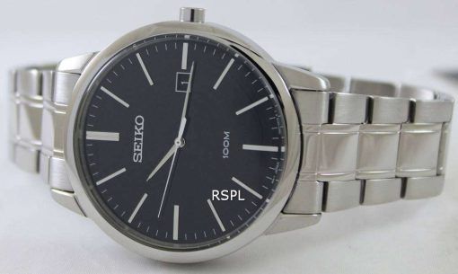 Seiko Quartz Black Dial SGEH09P1 SGEH09P Mens Watch