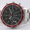 Seiko Chronograph Red Bezel SNDF37P1 SNDF37P Mens Watch