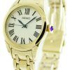 Seiko Gold Tone Quartz SRZ384P Womens Watch