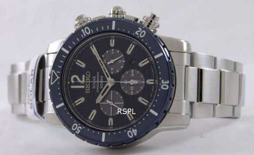 Seiko Solar Chronograph SSC247P1 SSC247P SSC247 Mens Watch