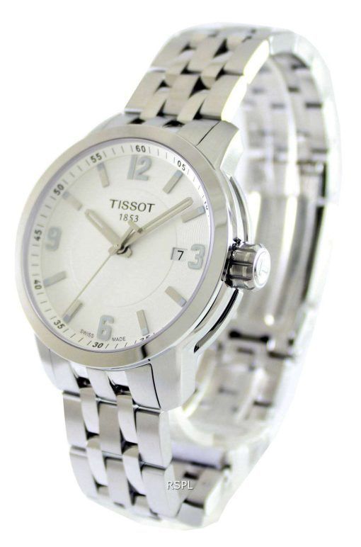 Tissot T-Sport PRC 200 Quartz White Dial T055.410.11.017.00 Mens Watch