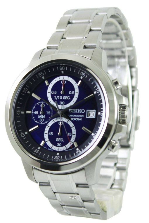 Seiko Chronograph Quartz Blue Dial SKS443P1 SKS443P SKS443 Mens Watch