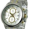 Seiko Chronograph Quartz Two Tone SKS447P1 SKS447P SKS447 Mens Watch