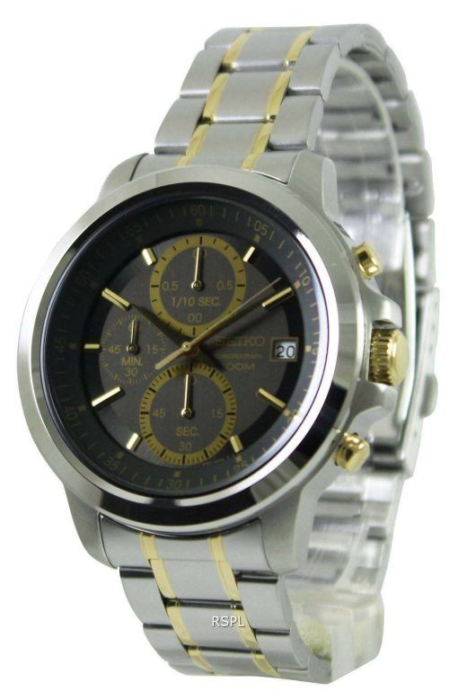 Seiko Chronograph Quartz Grey Dial SKS449P1 SKS449P SKS449 Mens Watch