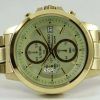 Seiko Chronograph Quartz Gold Tone Dial SKS450P1 SKS450P SKS450 Mens Watch