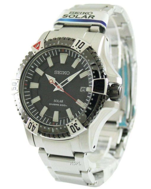 Seiko Solar Diver's SNE295P1 SNE295P SNE295 Mens Watch