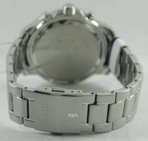 Seiko Solar Alarm Chronograph SSC299P1 SSC299P SSC299 Mens Watch