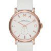 Marc By Marc Jacobs Baker White Dial Leather Band MBM1283 Womens Watch