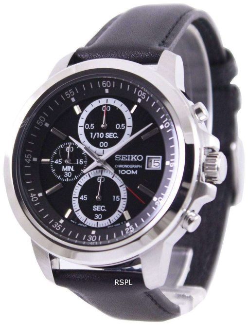 Seiko Chronograph 100M Black Dial SKS445P2 Mens Watch