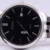 Seiko Quartz Black Dial SUR109P1 SUR109P Mens Watch