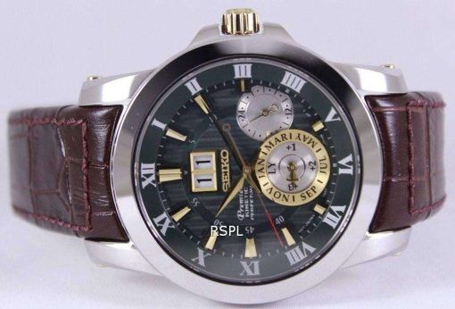 Seiko Premier Kinetic Perpetual SNP127P1 SNP127P Mens Watch