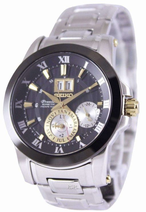 Seiko Premier Kinetic Perpetual SNP129P1 SNP129P Mens Watch