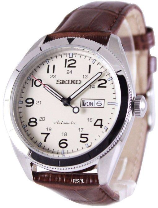 Seiko Automatic Cream Dial 100M SRP713K1 SRP713K Mens Watch