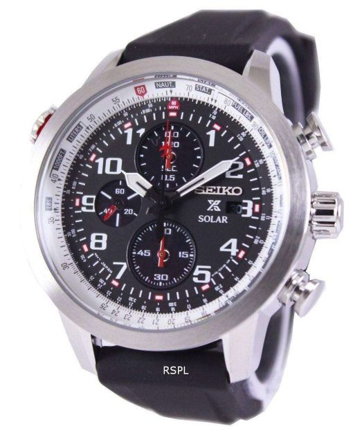 Seiko Prospex Sky Solar Chronograph Pilots SSC351P1 SSC351P Mens Watch