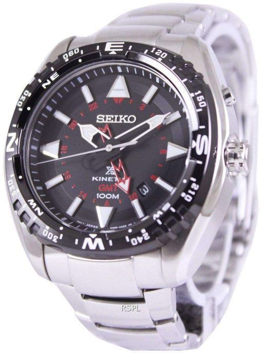 Seiko Prospex Land Kinetic GMT 100M SUN049P1 SUN049P Mens Watch