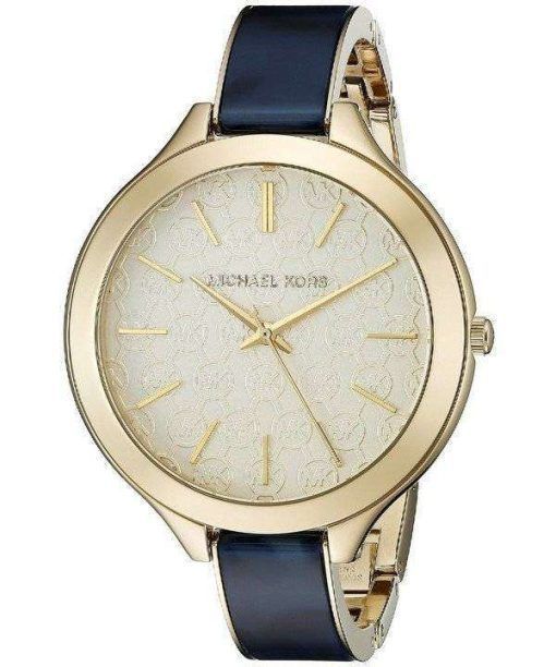 Michael Kors Slim Runway Gold Dial MK4309 Womens Watch