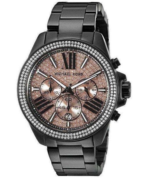 Michael Kors Everest Chronograph Rose Dial MK5879 Womens Watch