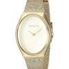 Skagen Madsen Matte Gold Dial Gold-Tone Mesh Bracelet SKW2298 Womens Watch