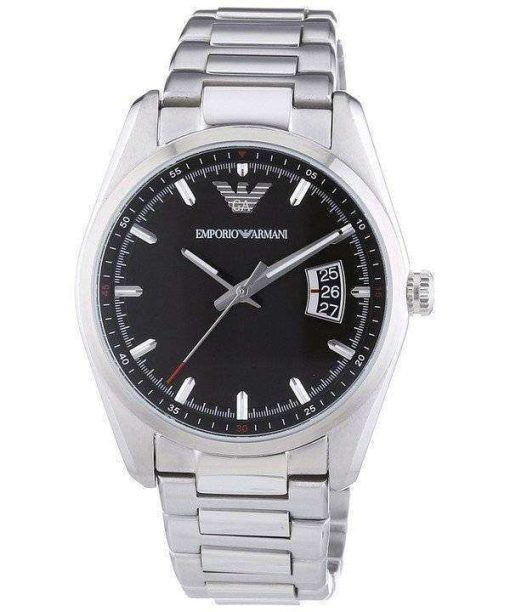 Emporio Armani Sportivo Quartz Black Dial AR6019 Mens Watch