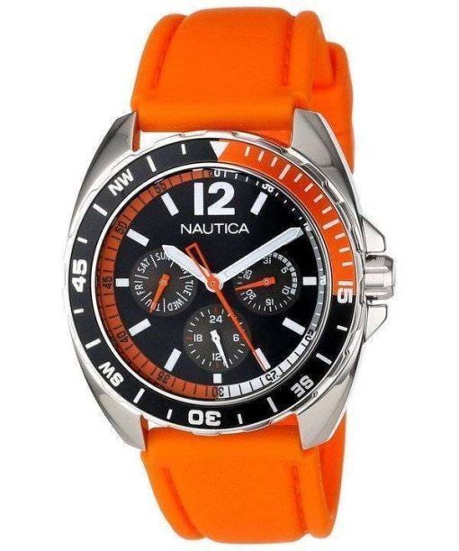 Nautica Orange Sport Ring Multifunction N09908G Men's Watch