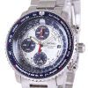 Seiko Flight Alarm Chronograph Pilot's SNA413P1 SNA413P SNA413 Mens Watch