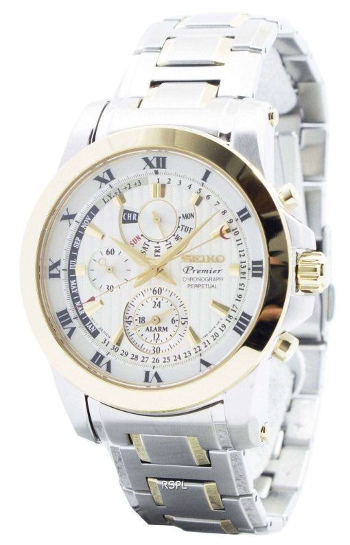 Seiko Premier Chronograph Perpetual Calendar SPC162P1 SPC162P Mens Watch