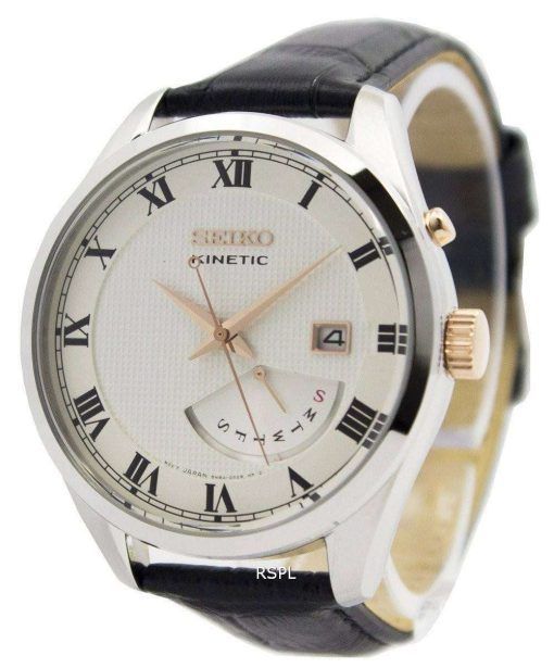 Seiko Kinetic Leather Strap SRN073P1 SRN073P Men's Watch