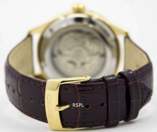 Seiko Automatic 23 Jewels Brown Leather Strap SRP770K1 SRP770K Mens Watch