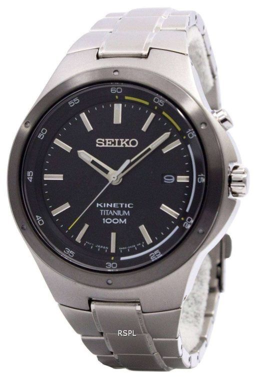 Seiko Kinetic Titanium Power Reserve SKA715P1 SKA715P SKA715 Men's Watch