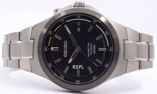 Seiko Kinetic Titanium Power Reserve SKA715P1 SKA715P SKA715 Men's Watch