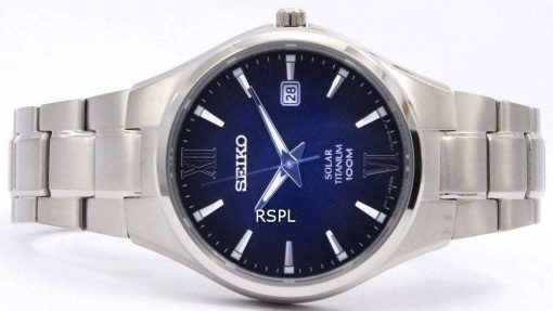 Seiko Solar Titanium Power Reserve SNE407P1 SNE407P SNE407 Men's Watch