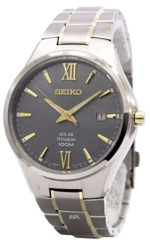 Seiko Solar Titanium Power Reserve SNE409P1 SNE409P SNE409 Men's Watch