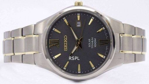 Seiko Solar Titanium Power Reserve SNE409P1 SNE409P SNE409 Men's Watch