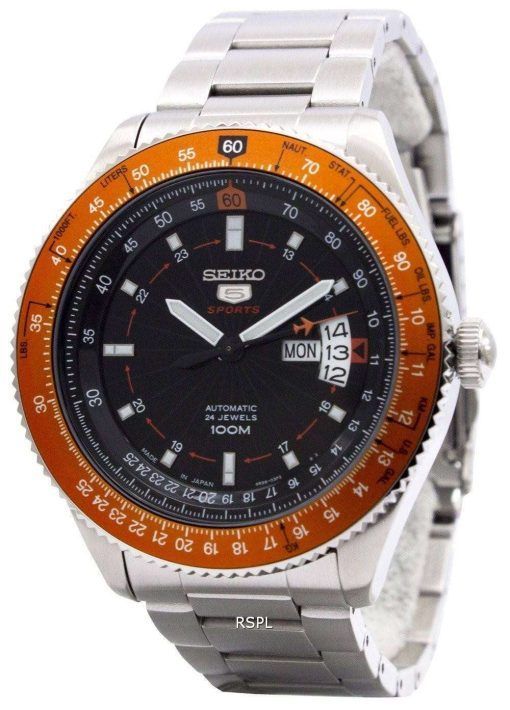 Seiko 5 Sports Automatic 24 Jewels Pilot Japan Made SRP611J1 SRP611J Men's Watch