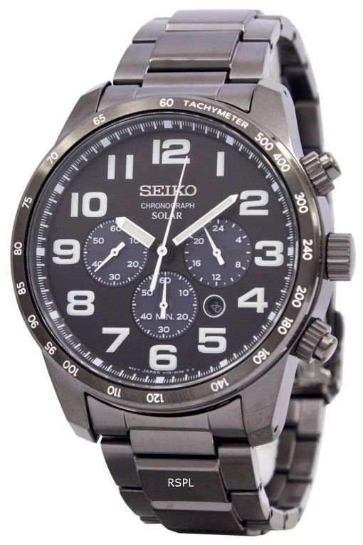 Seiko Solar Chronograph SSC231 SSC231P1 SSC231P Mens Watch