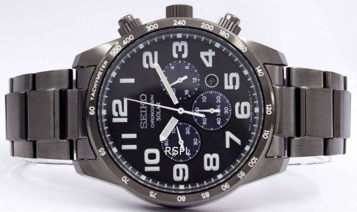 Seiko Solar Chronograph SSC231 SSC231P1 SSC231P Mens Watch