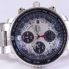 Seiko Flight Alarm Chronograph Pilot's SNA413P1 SNA413P SNA413 Mens Watch