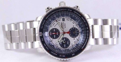 Seiko Flight Alarm Chronograph Pilot's SNA413P1 SNA413P SNA413 Mens Watch