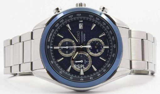 Seiko Quartz Chronograph SSB177P1 SSB177P Mens Watch