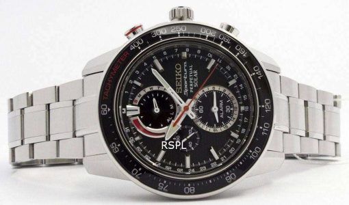 Seiko Sportura Solar Chronograph Perpetual SSC357P1 SSC357P Mens Watch