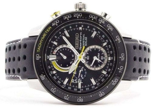 Seiko Sportura Solar Chronograph Perpetual SSC361P1 SSC361P Mens Watch