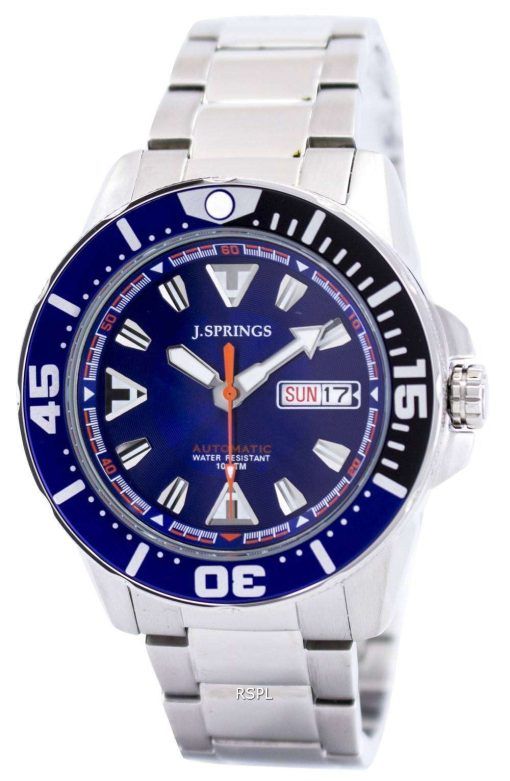 J.Springs by Seiko Sports Automatic Blue Dial 100M BEB080 Men's Watch