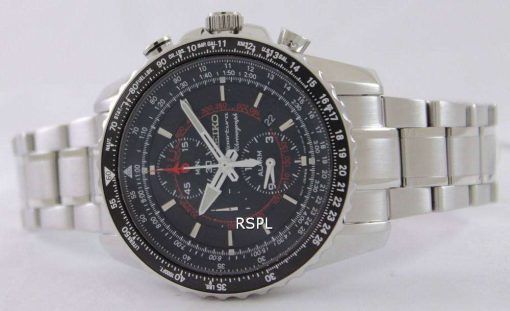 Seiko FLIGHTMASTER Sportura Pilot Chronograph SNAE99 SNAE99P1 SNAE99P Mens Watch