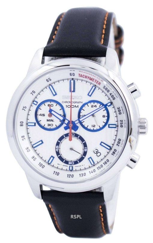 Seiko Chronograph Quartz Tachymeter 100M SSB209 SSB209P1 SSB209P Mens Watch