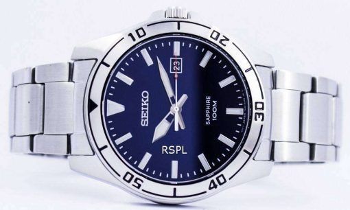 Seiko Quartz Sapphire Glass Blue Dial SGEH61 SGEH61P1 SGEH61P Mens Watch